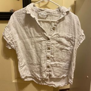 White Blouse. Will be ironed!!!